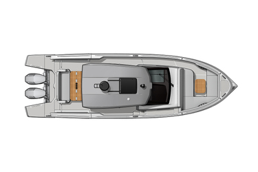 Top view with hard top